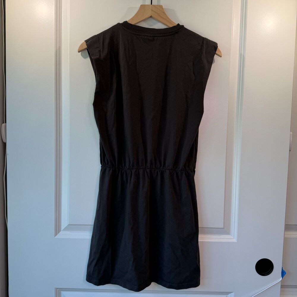 H&M Divided Black Cotton T-Shirt Dress Size Small